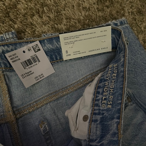 American Eagle Super high-rise baggy wide leg - Picture 6 of 7